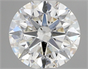 Natural Diamond 1.01 Carats, Round with Excellent Cut, I Color, SI2 Clarity and Certified by GIA