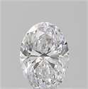 Natural Diamond 0.81 Carats, Oval with  Cut, D Color, SI1 Clarity and Certified by GIA