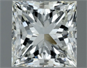 Natural Diamond 1.00 Carats, Princess with  Cut, I Color, VVS2 Clarity and Certified by IGI