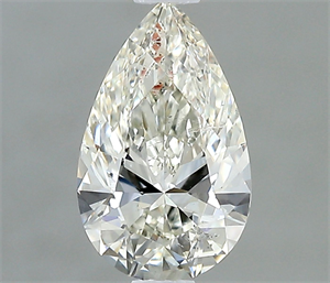 Picture of Natural Diamond 0.58 Carats, Pear with  Cut, I Color, SI1 Clarity and Certified by IGI