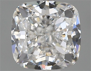 Foto Diamante Natural 0.90 quilates, Del cojín , Color F, claridad VS2 y certificado GIA de