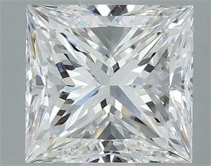 Foto Diamante Natural 1.00 quilates, Princesa , Color F, claridad SI1 y certificado GIA de