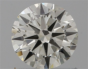 Picture of Natural Diamond 0.70 Carats, Round with Excellent Cut, J Color, VS1 Clarity and Certified by IGI