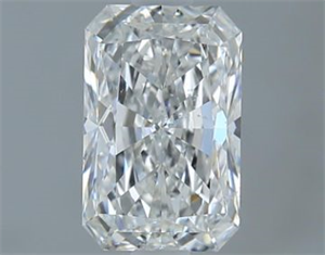 Picture of Natural Diamond 1.01 Carats, Radiant with  Cut, E Color, SI2 Clarity and Certified by GIA