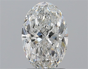 Picture of Natural Diamond 2.00 Carats, Oval with  Cut, F Color, SI1 Clarity and Certified by GIA
