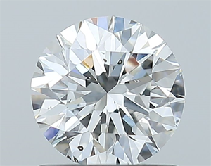Picture of Natural Diamond 0.90 Carats, Round with Excellent Cut, G Color, SI2 Clarity and Certified by GIA