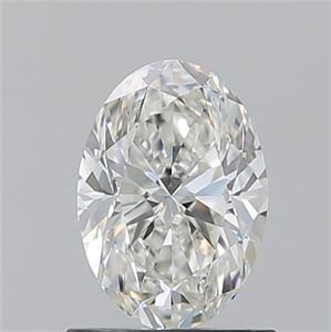Picture of Natural Diamond 1.01 Carats, Oval with  Cut, H Color, SI1 Clarity and Certified by GIA