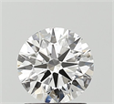 Del inventario de diamantes de laboratorio, 1.05 quilates, Redondo , Color D, claridad VS1 y certificado IGI