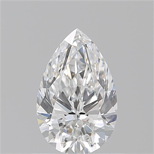 Picture of Natural Diamond 0.70 Carats, Pear with  Cut, E Color, VVS2 Clarity and Certified by GIA