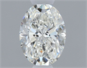 Natural Diamond 0.50 Carats, Oval with  Cut, G Color, VS2 Clarity and Certified by GIA