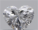 Natural Diamond 0.31 Carats, Heart with  Cut, D Color, VS1 Clarity and Certified by GIA