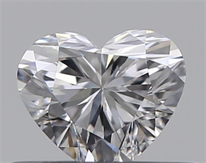 Picture of Natural Diamond 0.31 Carats, Heart with  Cut, D Color, VS1 Clarity and Certified by GIA