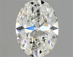 Foto Diamante Natural 0.50 quilates, Ovalado , Color H, claridad SI2 y certificado GIA de