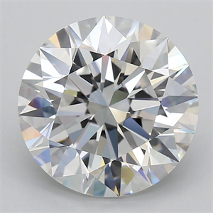 Picture of Lab Grown Diamond 5.03 Carats, Round with Excellent Cut, D Color, FL Clarity and Certified by GIA