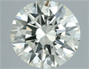 Natural Diamond 3.01 Carats, Round with Excellent Cut, I Color, SI1 Clarity and Certified by IGI