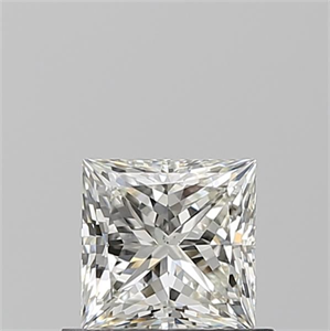 Picture of Natural Diamond 0.70 Carats, Princess with  Cut, J Color, SI1 Clarity and Certified by GIA