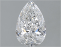 Diamante Natural 1.20 quilates, De pera , Color D, claridad SI2 y certificado GIA