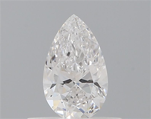 Picture of Natural Diamond 0.40 Carats, Pear with  Cut, D Color, VVS1 Clarity and Certified by GIA
