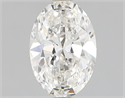 Natural Diamond 0.72 Carats, Oval with  Cut, G Color, IF Clarity and Certified by GIA