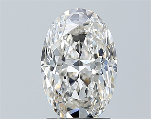 Picture of Natural Diamond 1.50 Carats, Oval with  Cut, H Color, VS2 Clarity and Certified by GIA
