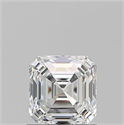 Natural Diamond 1.02 Carats, Asscher with  Cut, F Color, VS2 Clarity and Certified by GIA