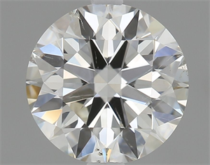 Picture of Natural Diamond 0.90 Carats, Round with Excellent Cut, H Color, SI2 Clarity and Certified by GIA