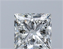 Diamante Natural 0.53 quilates, Princesa , Color H, claridad VS1 y certificado GIA