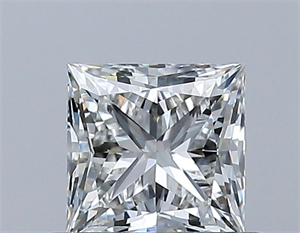 Foto Diamante Natural 0.53 quilates, Princesa , Color H, claridad VS1 y certificado GIA de