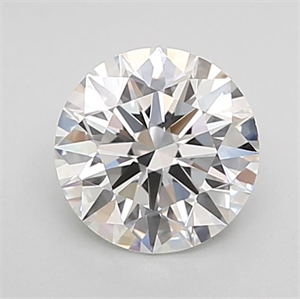 Picture of Lab Grown Diamond 1.03 Carats, Round with Ideal Cut, D Color, VVS2 Clarity and Certified by IGI