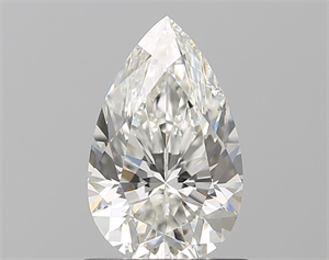 Picture of Natural Diamond 1.01 Carats, Pear with  Cut, H Color, SI1 Clarity and Certified by GIA