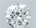 Natural Diamond 0.70 Carats, Round with Excellent Cut, G Color, VS1 Clarity and Certified by GIA