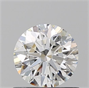Diamante Natural 0.72 quilates, Redondo , Color G, claridad IF y certificado GIA