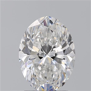 Picture of Natural Diamond 2.20 Carats, Oval with  Cut, E Color, SI1 Clarity and Certified by GIA