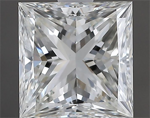 Picture of Natural Diamond 1.01 Carats, Princess with  Cut, I Color, VS1 Clarity and Certified by GIA