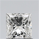 Natural Diamond 0.72 Carats, Princess with  Cut, G Color, VS2 Clarity and Certified by GIA