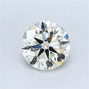 Picture of Natural Diamond 0.80 Carats, Round with Excellent Cut, N Color, VS1 Clarity and Certified by GIA