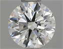 Natural Diamond 0.61 Carats, Round with Excellent Cut, I Color, VVS1 Clarity and Certified by IGI