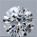 Natural Diamond 0.43 Carats, Round with Excellent Cut, I Color, VVS2 Clarity and Certified by GIA