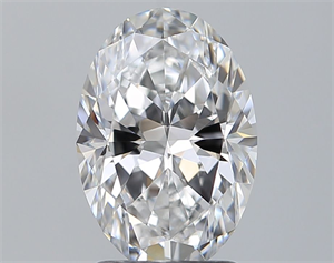 Foto Diamante Natural 2.00 quilates, Ovalado , Color D, claridad VVS1 y certificado GIA de