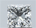 Natural Diamond 1.01 Carats, Princess with  Cut, G Color, VVS1 Clarity and Certified by GIA