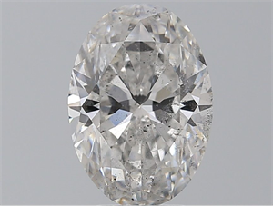 Foto Diamante Natural 4.01 quilates, Ovalado , Color F, claridad SI2 y certificado HRD de