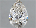 Natural Diamond 0.70 Carats, Pear with  Cut, I Color, VVS1 Clarity and Certified by GIA