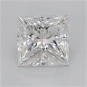 Natural Diamond 1.76 Carats, Princess with  Cut, F Color, I1 Clarity and Certified by GIA