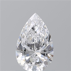 Picture of Natural Diamond 0.90 Carats, Pear with  Cut, D Color, VS2 Clarity and Certified by GIA