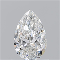 Diamante Natural 0.70 quilates, De pera , Color G, claridad VS2 y certificado GIA