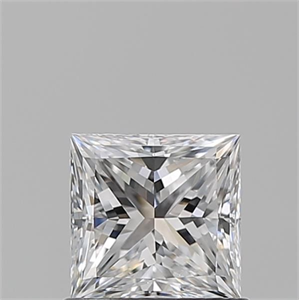 Picture of Natural Diamond 0.81 Carats, Princess with  Cut, D Color, VS2 Clarity and Certified by GIA