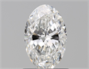 Natural Diamond 1.03 Carats, Oval with  Cut, F Color, VVS2 Clarity and Certified by GIA