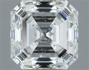 Foto Diamante Natural 1.00 quilates, Asscher , Color H, claridad SI1 y certificado IGI de