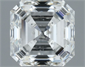 Natural Diamond 1.00 Carats, Asscher with  Cut, H Color, SI1 Clarity and Certified by IGI