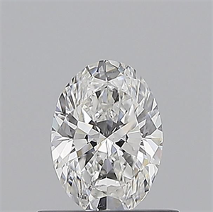 Picture of Natural Diamond 0.58 Carats, Oval with  Cut, F Color, SI1 Clarity and Certified by GIA